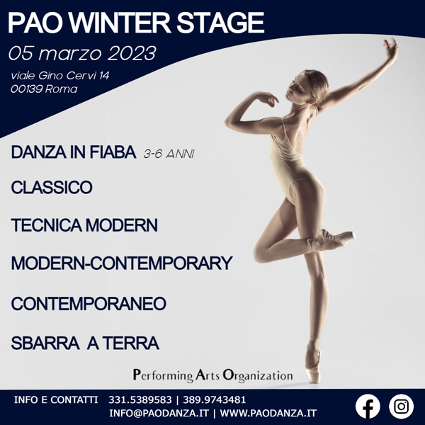 PAO WINTER STAGE